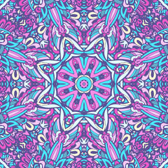 Seamless pattern vector Ethnic geometric print vintage