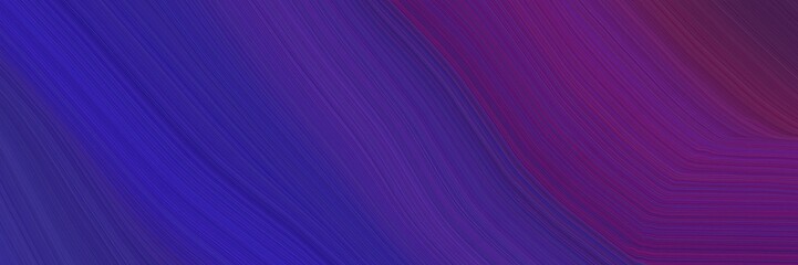 colorful designed horizontal header with dark slate blue, indigo and very dark magenta colors. dynamic curved lines with fluid flowing waves and curves