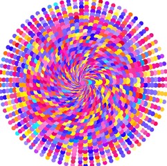 abstract background with colorful circle