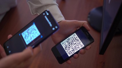 Online Transfer and Invoicing. Scanning a QR code from customer’s smartphone and instantly bill them directly from the screen