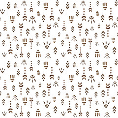 Pattern with ethnic elements