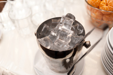 Cocktail and beverage ice bucket