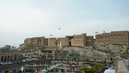 Erbil Citadel the oldest inhabitant city in the world the capital of Kurdistan Region of Iraq its built pre Assyrian period and known by UNISCO as one of the oldest cities in the world