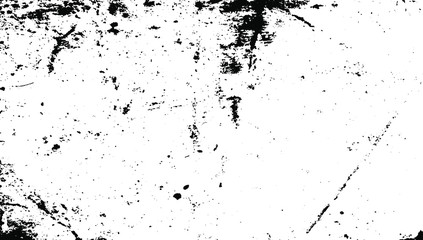 Scratched Grunge Urban Background Texture Vector. Dust Overlay Distress Grainy Grungy Effect. Distressed Backdrop Vector Illustration. Isolated Black on White Background. EPS 10.