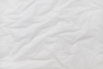Textru white, old and crumpled paper.