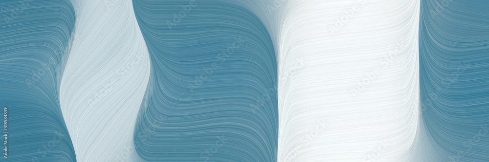 Aufkleber colorful horizontal header with lavender, blue chill and pastel blue colors. dynamic curved lines wi