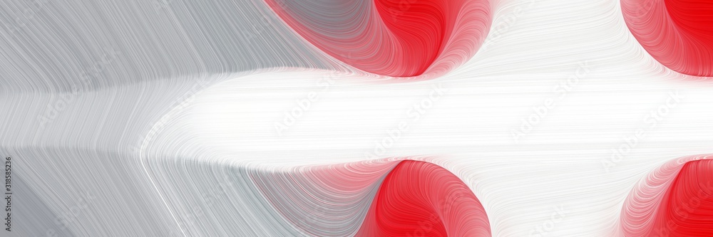 Poster moving header with light gray, crimson and pale violet red colors. dynamic curved lines with fluid flowing waves and curves