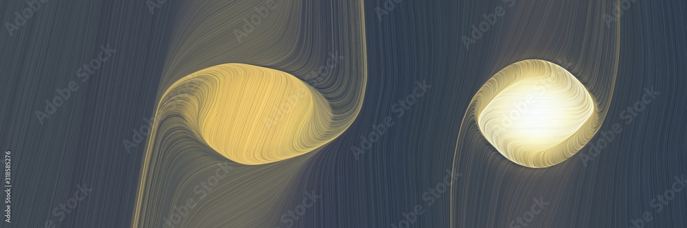 Poster colorful horizontal header with dark slate gray, burly wood and pastel brown colors. dynamic curved 