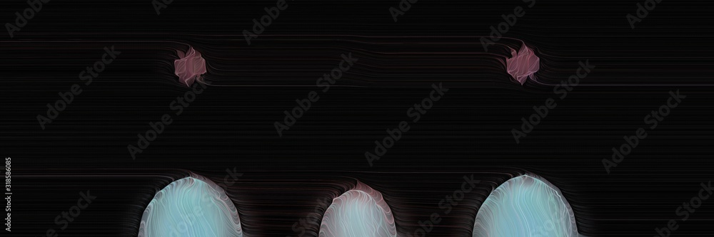 Poster modern header design with black, light slate gray and dim gray colors. dynamic curved lines with flu