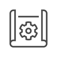 engineering drawing icon