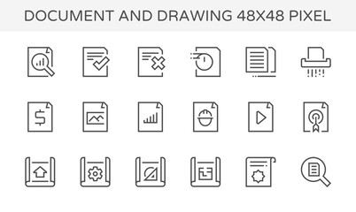 document drawing icon