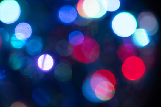 Bokeh light and blur background 