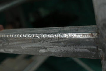 closeup of a metal