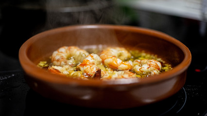 Gambas al ajillo