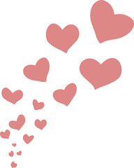 Heart shape - valentines day pink heart