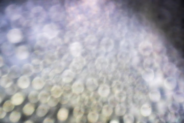 Blur with Water drops on Stainless steel background