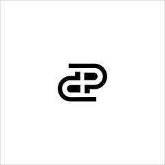 DP Letter Logo Design Template