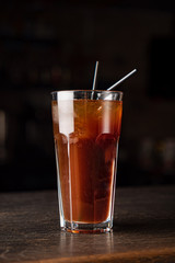 tasty cocktail in the bar