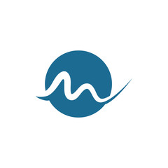 M Letter Logo Template