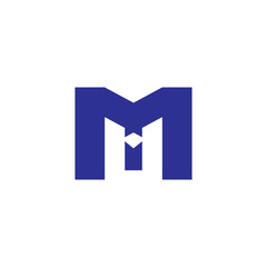 M Letter Logo Template