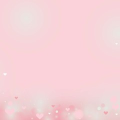 Happy Valentine's days of pink background vector design