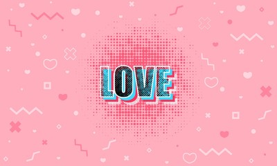 Firework Love,Background with valentines day festive background  vector design