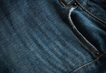 Fototapeta premium Blue jeans close up
