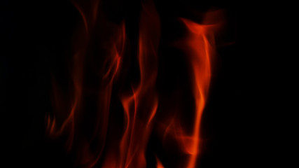 Blurry fire with slow speed