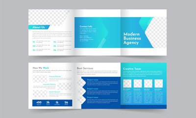 square trifold brochure template