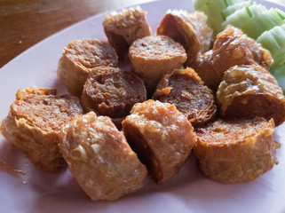 Deep Fried Crab meat roll / Hoi Jo