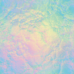 Bubbly sparkly rainbow variegated holographic neon foil pearlescent opalescent geometric seamless repeat raster jpg pattern swatch.