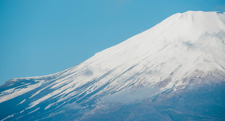 Fototapeta na wymiar The Fuji Mountain in Japan