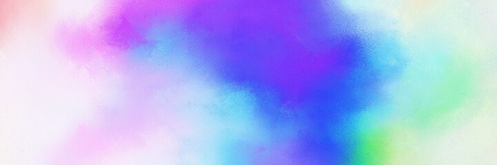 colorful vibrant decorative horizontal header background  with lavender, medium slate blue and royal blue color