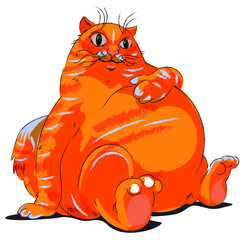 Fat Red Cat