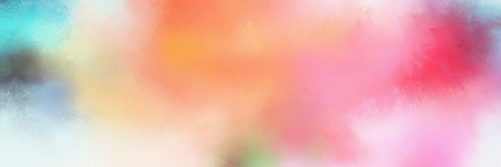 colorful vibrant retro horizontal design with baby pink, light pink and cadet blue color