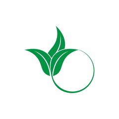 Green leaf logo