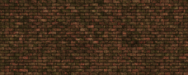 3d material mossy dark brick texture background