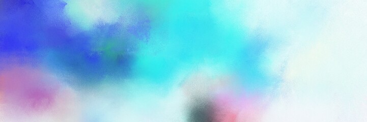 colorful vibrant retro horizontal background texture with corn flower blue, medium turquoise and lavender color