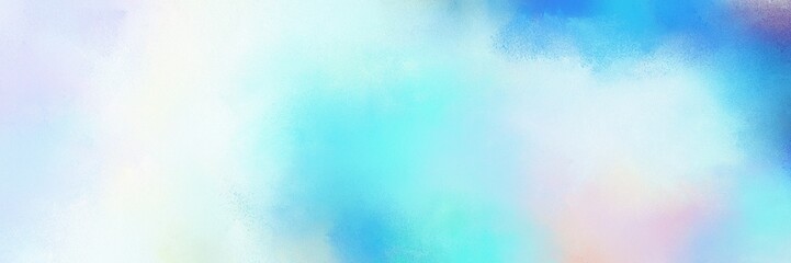 colorful vibrant old horizontal background design with lavender, medium turquoise and baby blue color