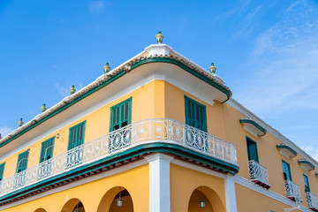 The center of the colonial town of Trinidad.