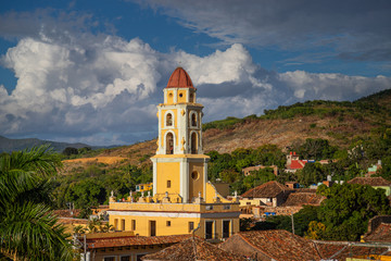The center of the colonial town of Trinidad.