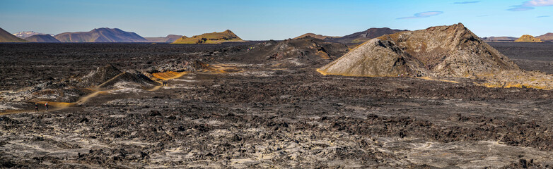 Panorama volcanique en Islande © AlexQ