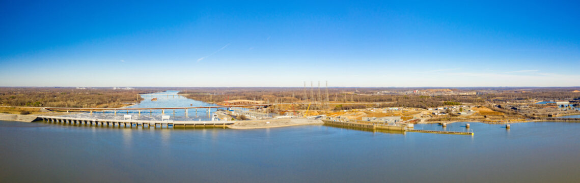 Aerial Photo Of The Kentucky Dam USA