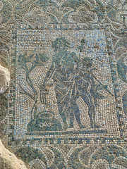 The mosaics of the Roman villa of Casignana, in Calabria.