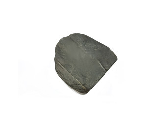 Slate stone isolated on white background