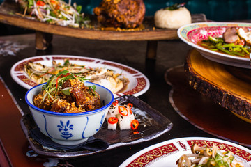 Staged Food