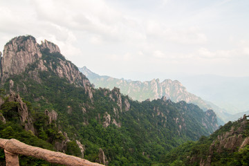 China Huangshan Gelbe Berge