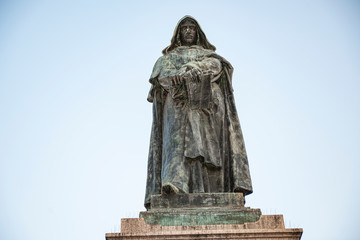 Denkmal für Giordano Bruno, Campo dei Fori, Rom, Italien