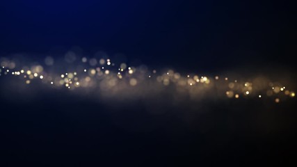 Magical golden Particles falling Animation - Powered by Adobe