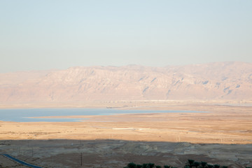 View of the Dead Sea from Massada, Israel
